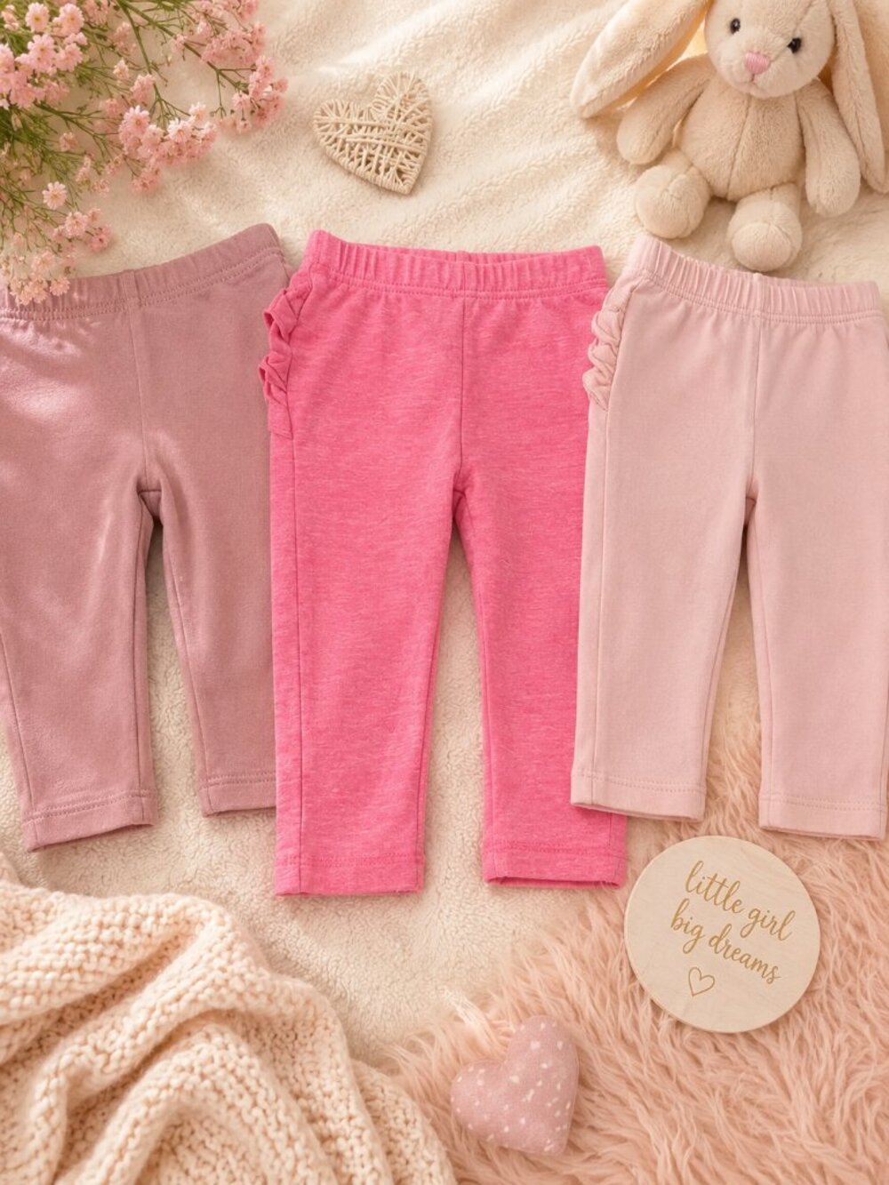 3-6 month ruffle pants bundle EUC